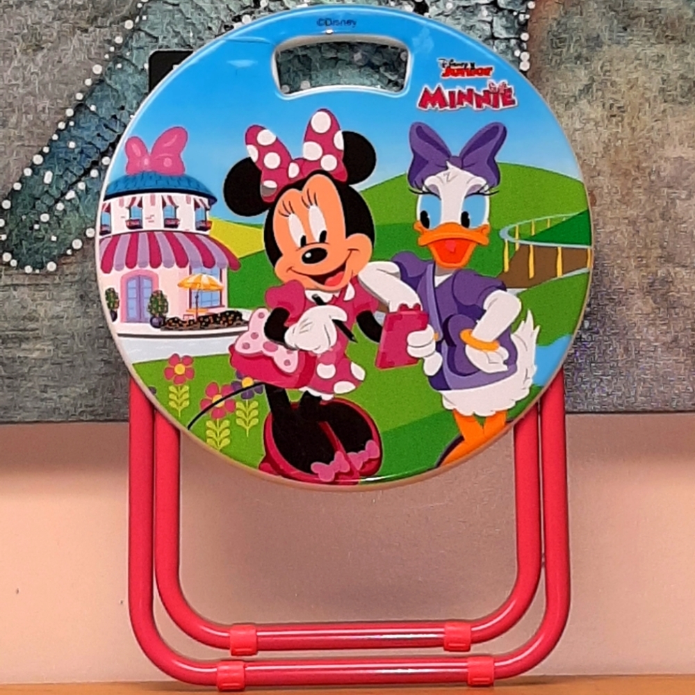 Minnie Mouse & Friend Kid's Stool NWT